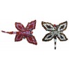 039 0324 Brooch Butterfly All Colours Pcs